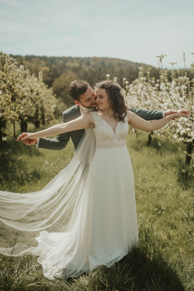 Braut und Bräutigam